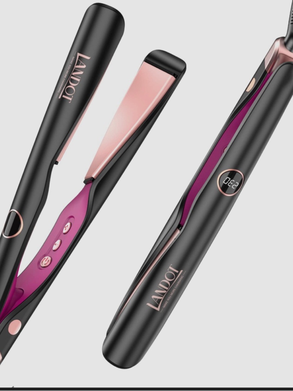 Landot 2 in 1 Hair Straightener/curler